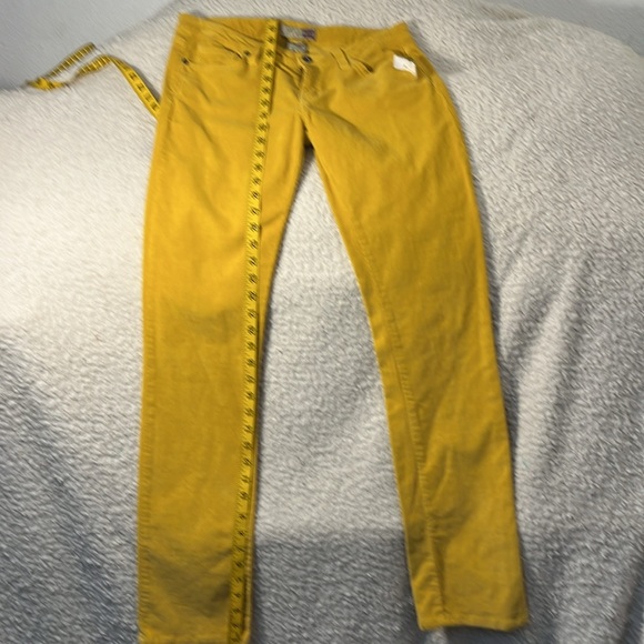 FISH BOWL Ladies Yellow Corduroy Pants - Picture 5 of 8
